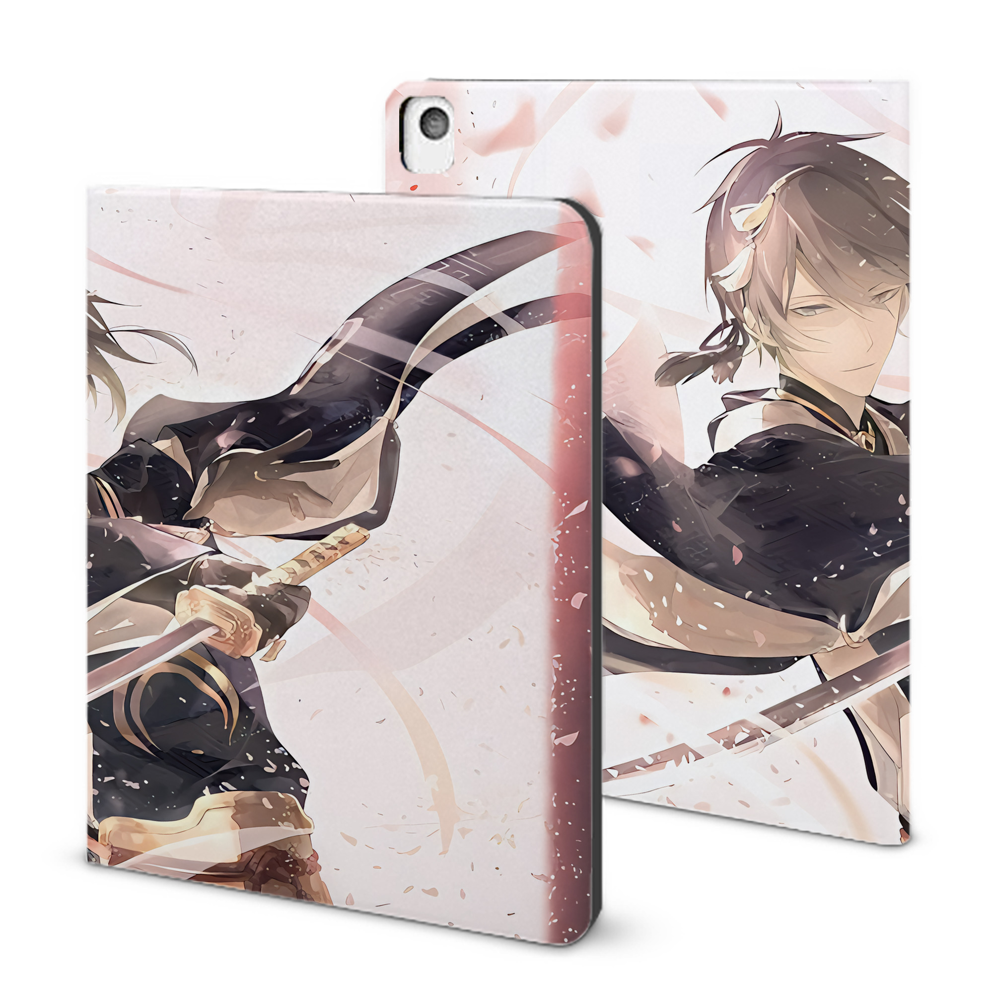 （画像用） 刀剣乱舞 Touken Ranbu IPadケース ペンホルダー付き ブックスタイルデザイン